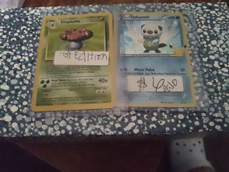 Pokémon Cards Vileplume and Oshawott. $6 each/.  PICK ⛏️ UP ONLY