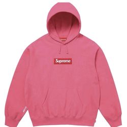 Supreme Box Logo Hooded Sweatshirt  Magenta FW25 Large BRAND NEW