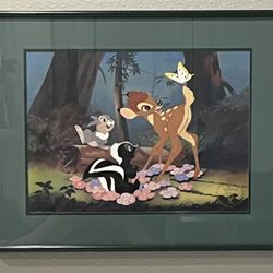 1997 Disney Store Limited Edition Bambi Lithograph