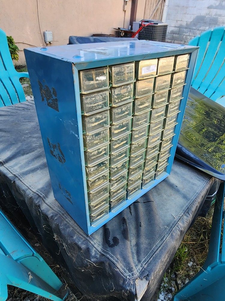 STOREHOUSE 50 Bin Organizer with Full Length Drawer for Sale in