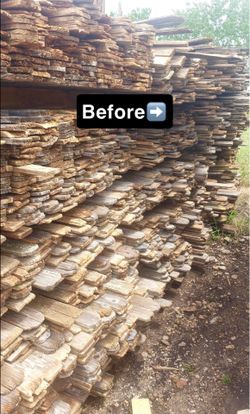 Cedar Aged Fence Pickets (pick up as soon as today Del Valle Austin)