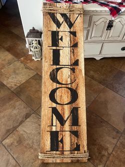 Welcome  Sign