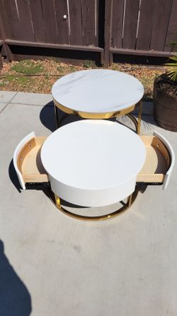 Round Nesting Table Coffee Table