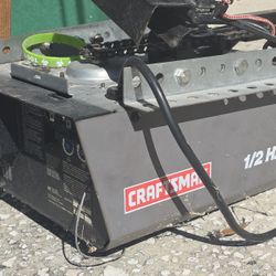 Garage Door Opener.  Craftsman 1/2 H.P. Works Fine 