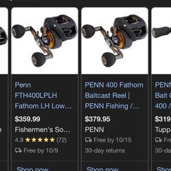 Penn Fathom 400 & Phenix Rod Combo