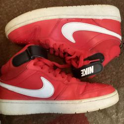 Nike Court Borough Mid 2 University Red CD7782-600 Basketball Shoes 