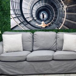 Dark Gray Ikea Ektorp Couch