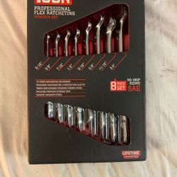Icon Professional Flex Ratcheting Wrench Set