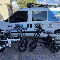 New Enguie  400 Watt Shaft Drive Folding Mini Electric Bikes Available Assembled Ready To Ride Delivery Available $600 Each 