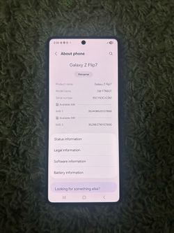 Galaxy Z 7 Flip 256gb