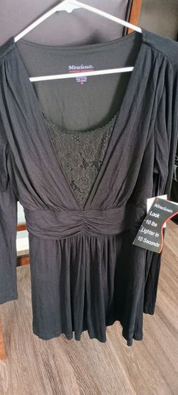 Medium sized black blouse