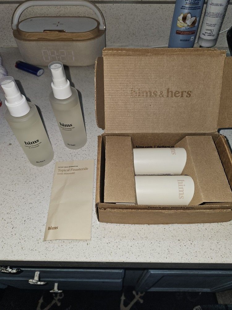 4 Bottles of Hims Finisteride For Baldness