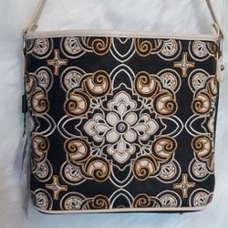 Montana West Embroidered Concealed Carry Purse 