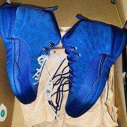 Jordan 12 Deep Royal blue/ White New In Box sz 10.5