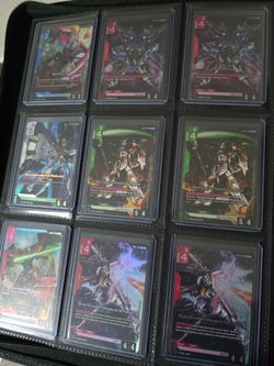 Gundam trading cards