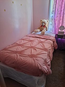 Base Bed  Frame With Mattress And Box Spring