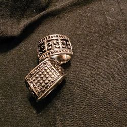 Men Set Of Stainless Steel Rings