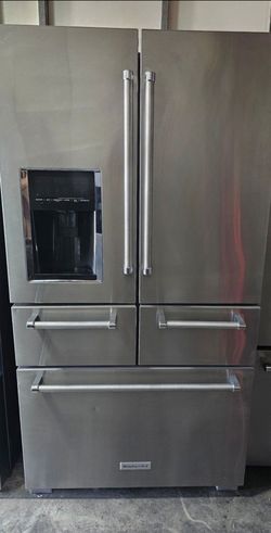 Kitchenaid Five Door Refrigerator Stainless