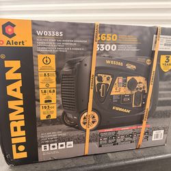 Brand new Firman generator 3300W electric Start Gas inverter