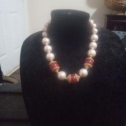 Antique Pearl Necklace 