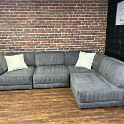 Delivery Available Maceys modular 4 pc sectional sofa couch