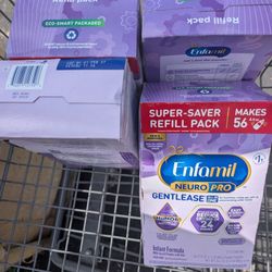 4 Enfamil Neuropro Gentlease 35oz Refill Pack Exp 02/2027