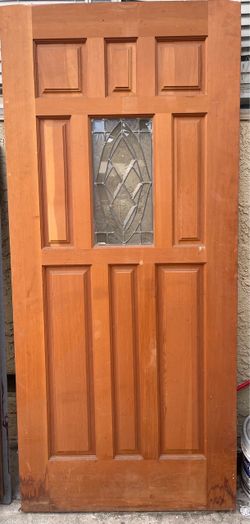 Exterior Solid Wood Door 36”