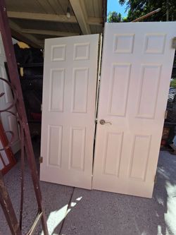 Dubble interior doors 30x80 each door
