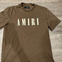 Brown Amiri Shirt, Barley Worn