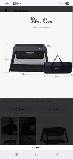 Silver cross sleep and go travel crib