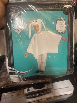 Disney Nightmare Before Christmas Zero Kids Costume