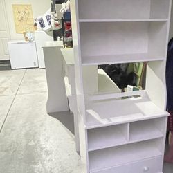 2 Level Shelf And Dresser Set 