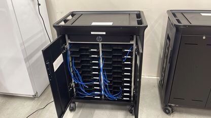 HP Ergotron 20 Notebook Managed Charging Rolling Cart