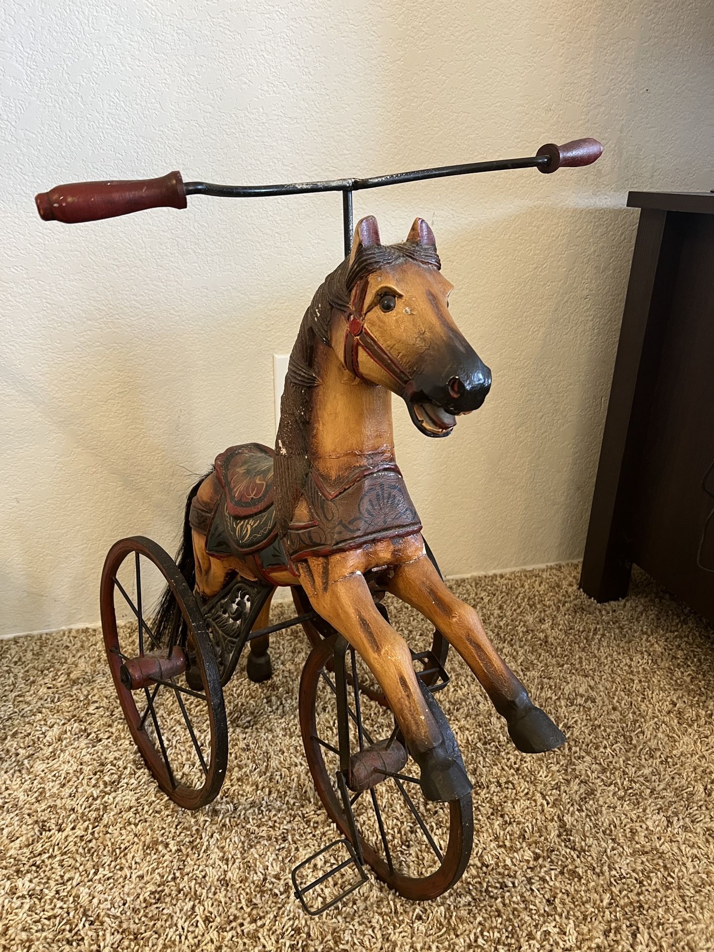 VINTAGE ROCKING HORSE