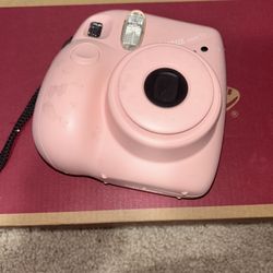 Pink Instax Mini 7 Camera