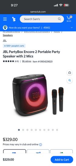 JBL karaoke machine