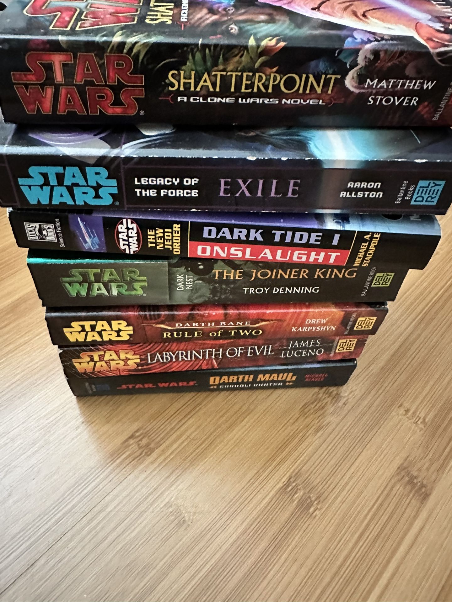 Lot Of 7 Star Wars Books
