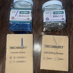 Concrete and self tapping screws