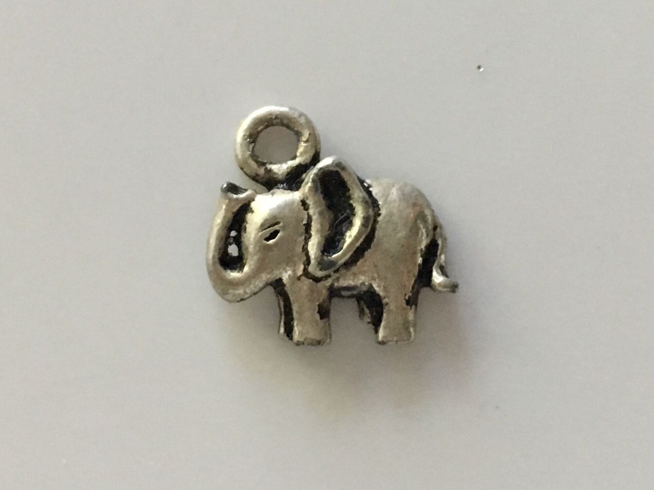 Tiny Silver Elephant Necklace Bracelet Pendant Charm