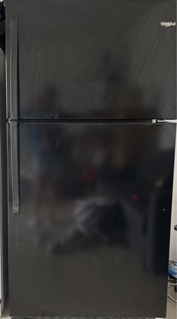 Whirlpool black refrigerator