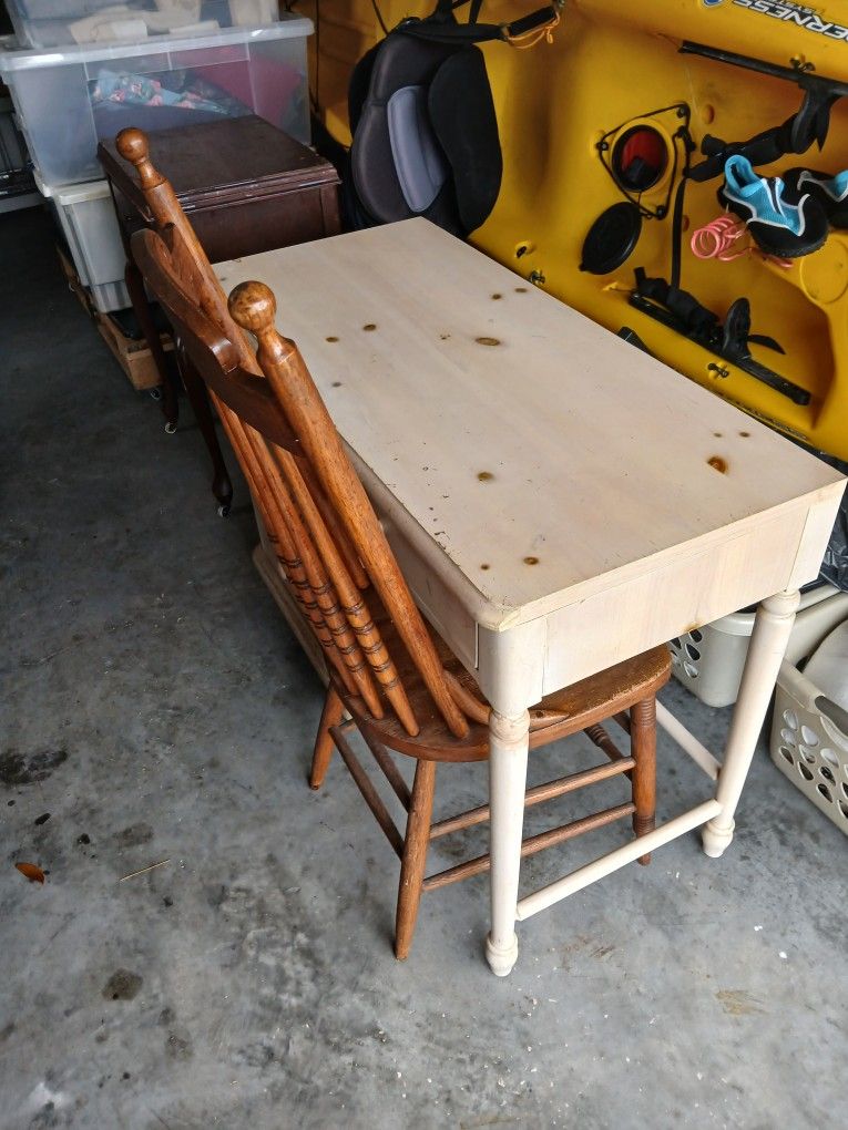 Desk And Chair