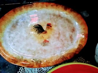 Rooster Serving Plate By 