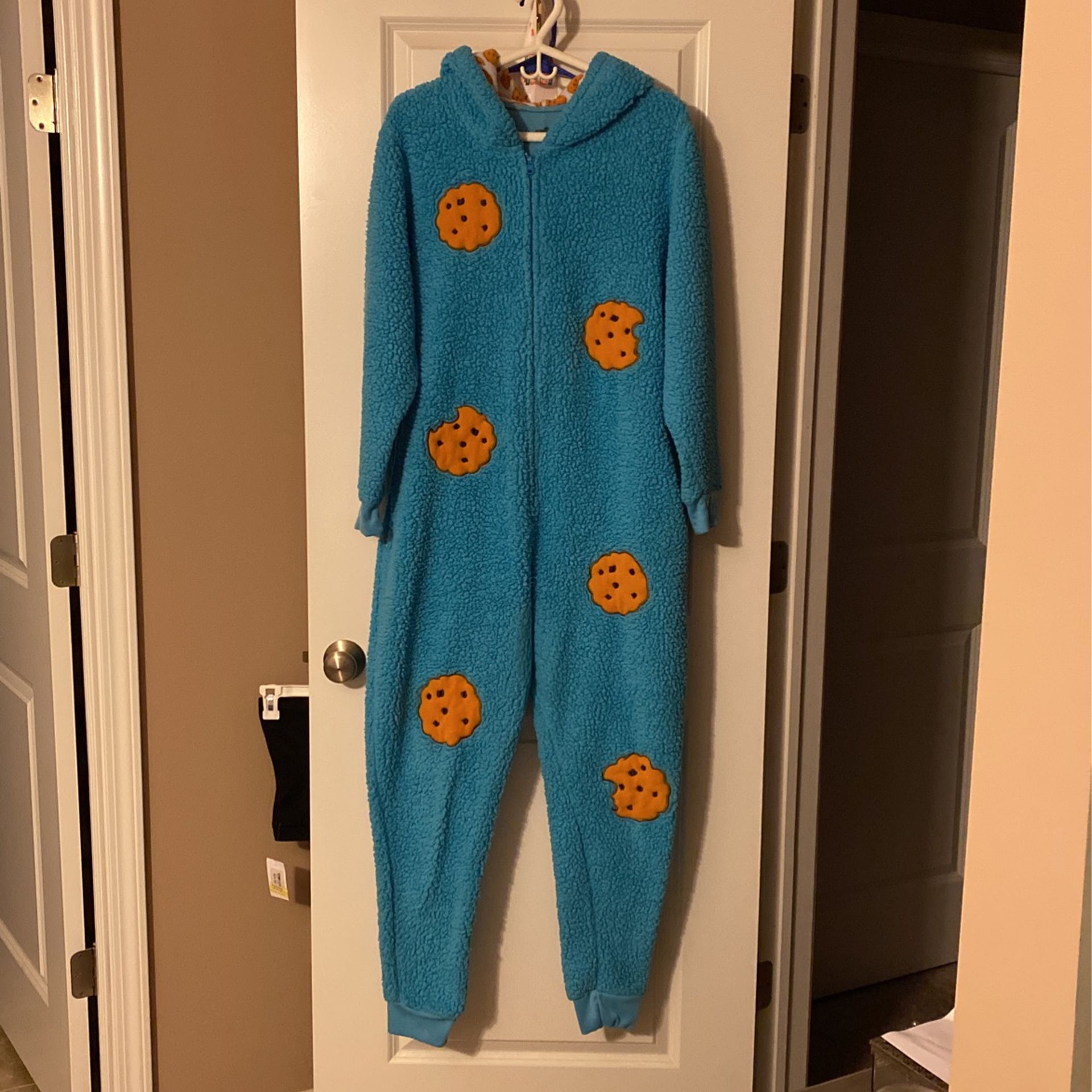Sesame Street Adult Onsie/Halloween Costume - L/XL