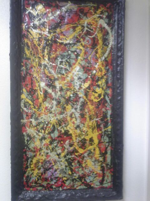 Painting "Jackson Paulik" type.