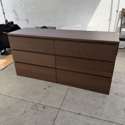 6 Drawer Brown IKEA Dresser !