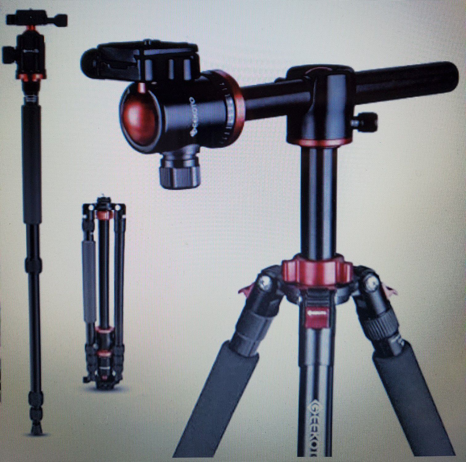 GEEKOTO Camera Tripod for Cannon Nikon & Sony DSLR Cameras