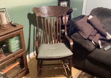 Engraved Rocking Chair