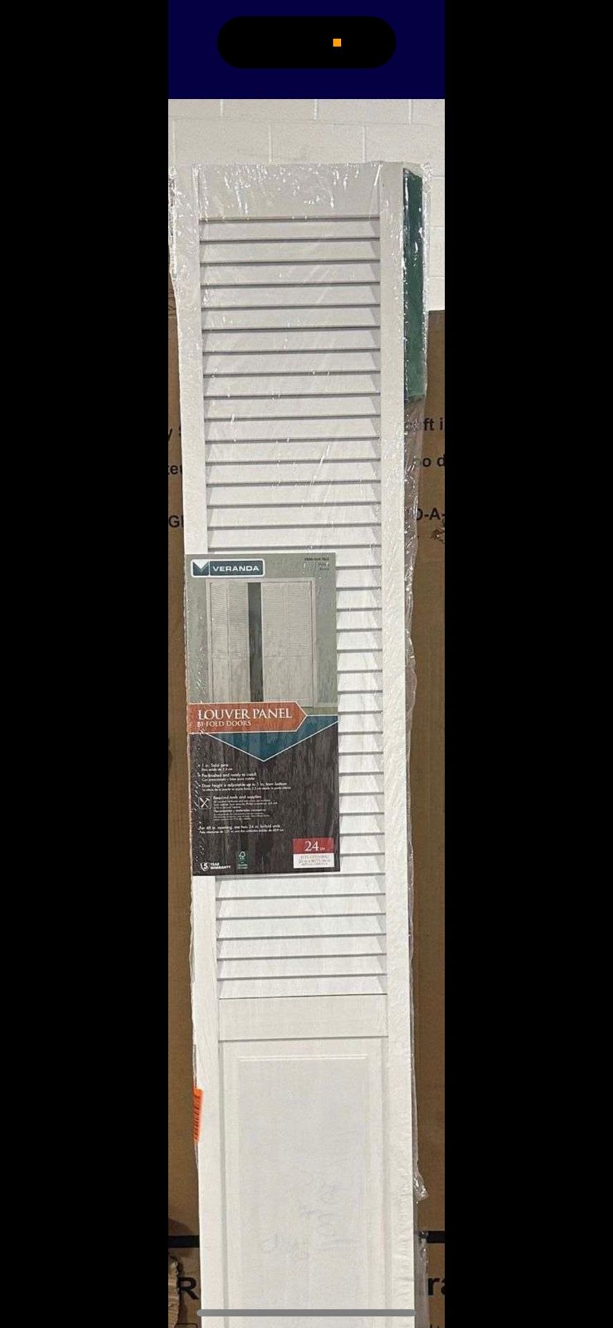 2 Brand New Interior Closet Bi-Fold door