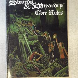 Swords & Wizardry - CORE RULES Softcover 1st Printing Osr RPG (2008)