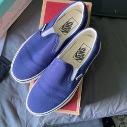 Classic Slip On Blue Vans